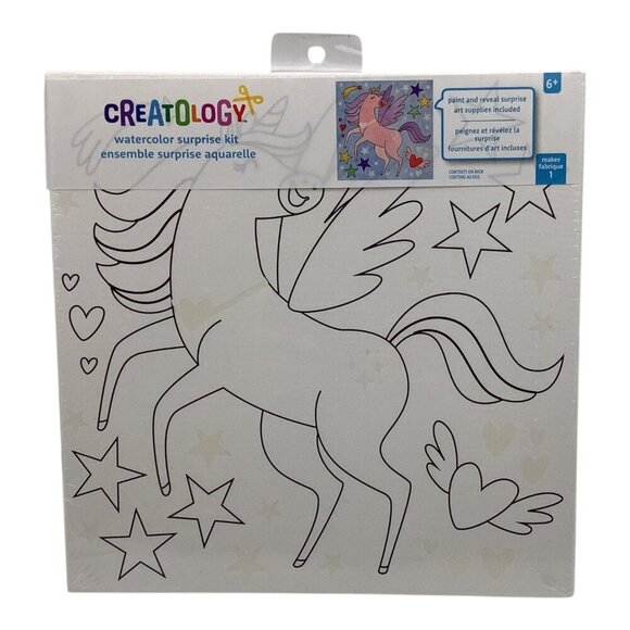 Creatology Watercolor Surprise Kit Unicorn Kids Paint Brush & Palette Art Set - Picture 1 of 12